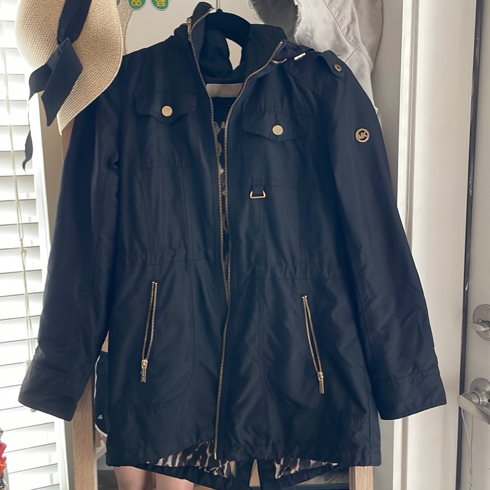 Michael Kors coat / jacket super comfy and the best on a rainy day - dress it up